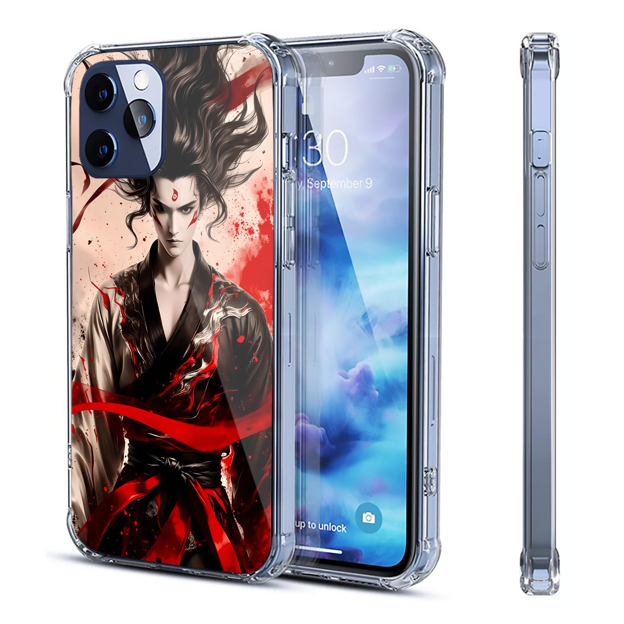 （画像用） Ne Zha 2 ナタ 魔童の大暴れ 【iPhone 12シリーズ対応】透明スマホケース（クリアソフトケース）